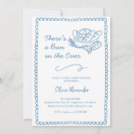 Bun in the Oven Baby Shower 招待状