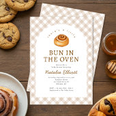 Bun In The Oven Baby Shower 招待状