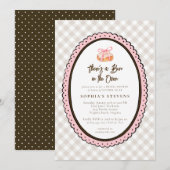 Bun in the Oven Baby Shower Invitation  招待状 (正面/裏面)