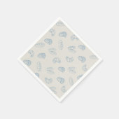 Bun in the Oven Baby Shower Rustic Bread Napkins スタンダードカクテルナプキン (角)