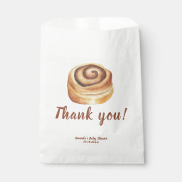 Bun in the oven Baby Shower Thank you フェイバーバッグ