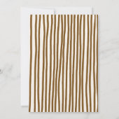 Bun in the oven baking baby shower 招待状 (裏面)