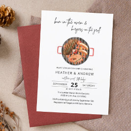 Bun in the Oven & Burgers on the Gill BBQ 招待状