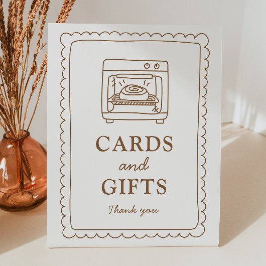 Bun in the Oven Cards and Gifts Sign 台座サイン