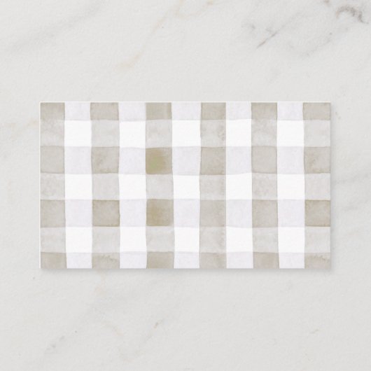 Bun in the Oven Pastries Diaper Raffle Ticket エンクロージャーカード (裏面)