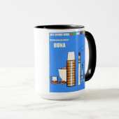 BUNA Tasse DDR Design マグカップ (正面右)