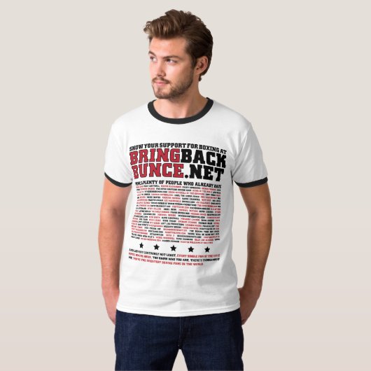 BUNCEの役人のTシャツを持ち帰って下さい Tシャツ (正面フル)