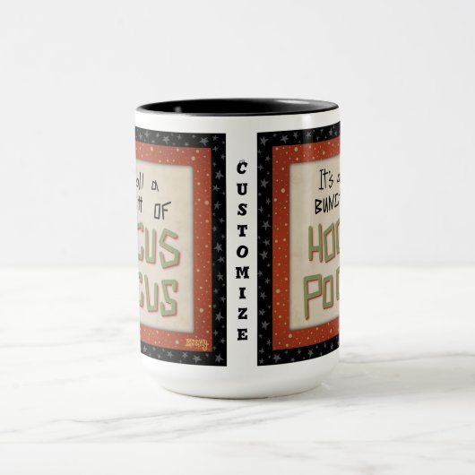 Bunch of おもしろい Hocus Pocus引用文カスタマイズ マグカップ (中央)