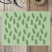 Bunch of Funny Green Pickles Surprised Faces green 薄葉紙