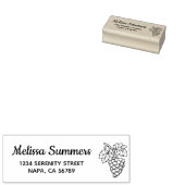 Bunch of Grapes Return Address ラバースタンプ (押印)