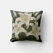 Bunch of lilies throw pillow クッション (正面)