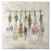 Bunches of Dried Rustic Flowers & Herbs タイル (正面)