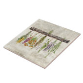 Bunches of Dried Rustic Wildflowers  タイル (側面)