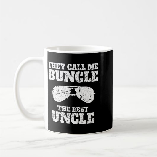 Buncle - They Call Me Buncle - The Uncle Funny  コーヒーマグカップ (左)