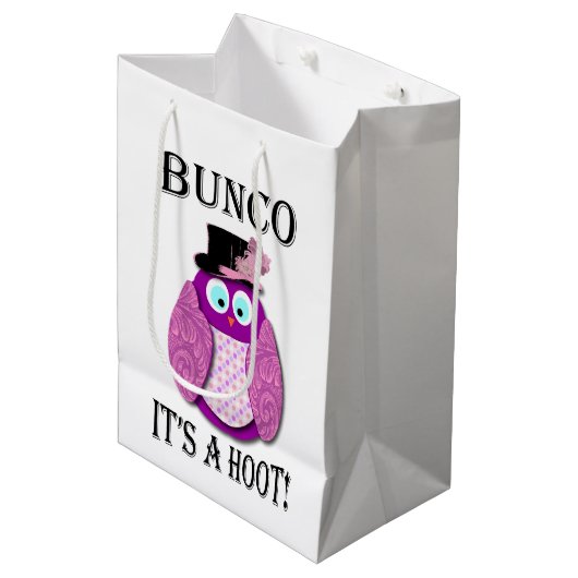 Buncoそれはやじり声です ミディアムペーパーバッグ (正面アングル)