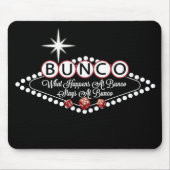 Buncoで何が起こるかBuncoおもしろい マウスパッド (正面)