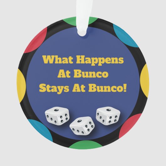 Buncoで起こること オーナメント (正面)