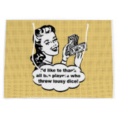 Buncoのおもしろいなレトロのギフトバッグ ラージペーパーバッグ (正面)