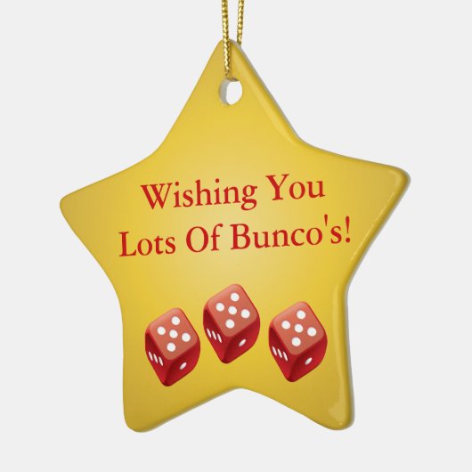 Buncoのギフトのオーナメントのロットを望みます セラミックオーナメント (左)