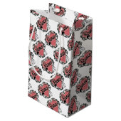 buncoのハートの入れ墨 スモールペーパーバッグ (裏面アングル)