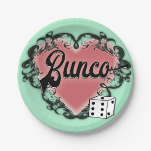 buncoのハートの入れ墨 ペーパープレート