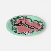 buncoのハートの入れ墨 ペーパープレート (アングル)