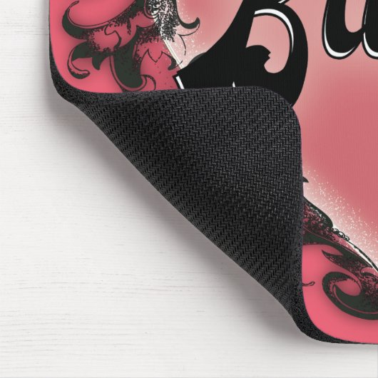 buncoのハートの入れ墨 マウスパッド (コーナー)