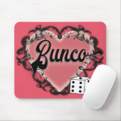buncoのハートの入れ墨 マウスパッド (マウス)
