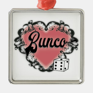 buncoのハートの入れ墨 メタルオーナメント