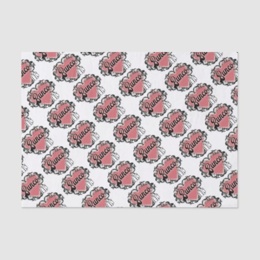 buncoのハートの入れ墨 薄葉紙 (正面)