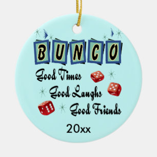 Buncoのレトロのオーナメント-賞かギフト セラミックオーナメント
