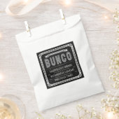 Buncoのヴィンテージのタイポグラフィ フェイバーバッグ (クリップ留めされた状態)