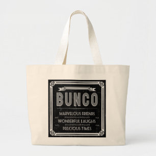 Buncoのヴィンテージのタイポグラフィ ラージトートバッグ