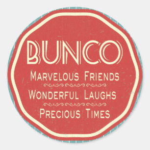 Buncoのヴィンテージの紋章 ラウンドシール