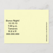 Buncoの可愛い人の版#2の冒険 インビテーションポストカード (裏面)