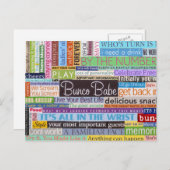 Buncoの可愛い人 インビテーションポストカード (正面/裏面)