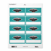 Buncoの名前タグブルーで何が起こるか ラベル (フルシート)