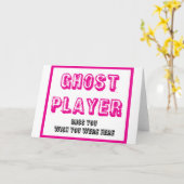 buncoの幽霊プレーヤー カード (黄色い花)