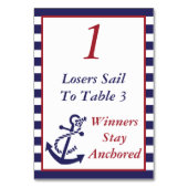 Buncoの航海のないかりのテーマ#1 テーブルナンバー (裏面)