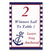 Buncoの航海のないかりのテーマ#2 テーブルナンバー (裏面)