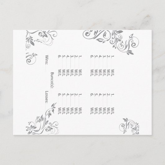 Buncoの郵便はがきの招待状 インビテーションポストカード (正面)