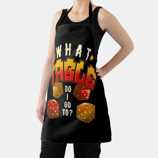 Buncoゲームナイトバンコおもしろいに行くテーブル エプロン (インサイチュ)