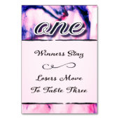 Buncoテーブルカード水カラー1 テーブルナンバー (裏面)