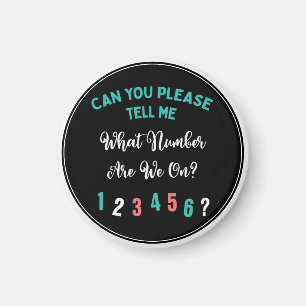 BuncoプおもしろいレーヤーWhat Numberモダンタイポグラフィ マグネット