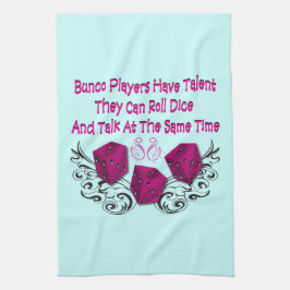 buncoプレーヤーに才能があります キッチンタオル