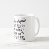 Buncoプレーヤーに王冠との才能があります コーヒーマグカップ (正面右)