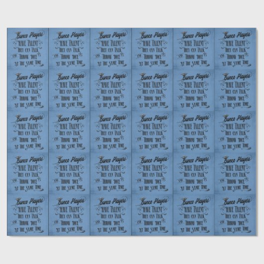 Buncoプレーヤーに王冠との才能があります ラッピングペーパー (フラット)