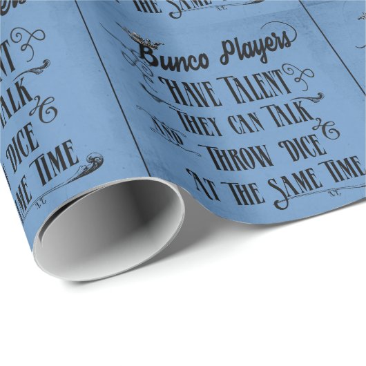 Buncoプレーヤーに王冠との才能があります ラッピングペーパー (ロールコーナー)