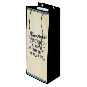 Buncoプレーヤーは才能のワインのバッグを持っています ワインギフトバッグ (裏面アングル)