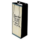 Buncoプレーヤーは才能のワインのバッグを持っています ワインギフトバッグ (正面アングル)